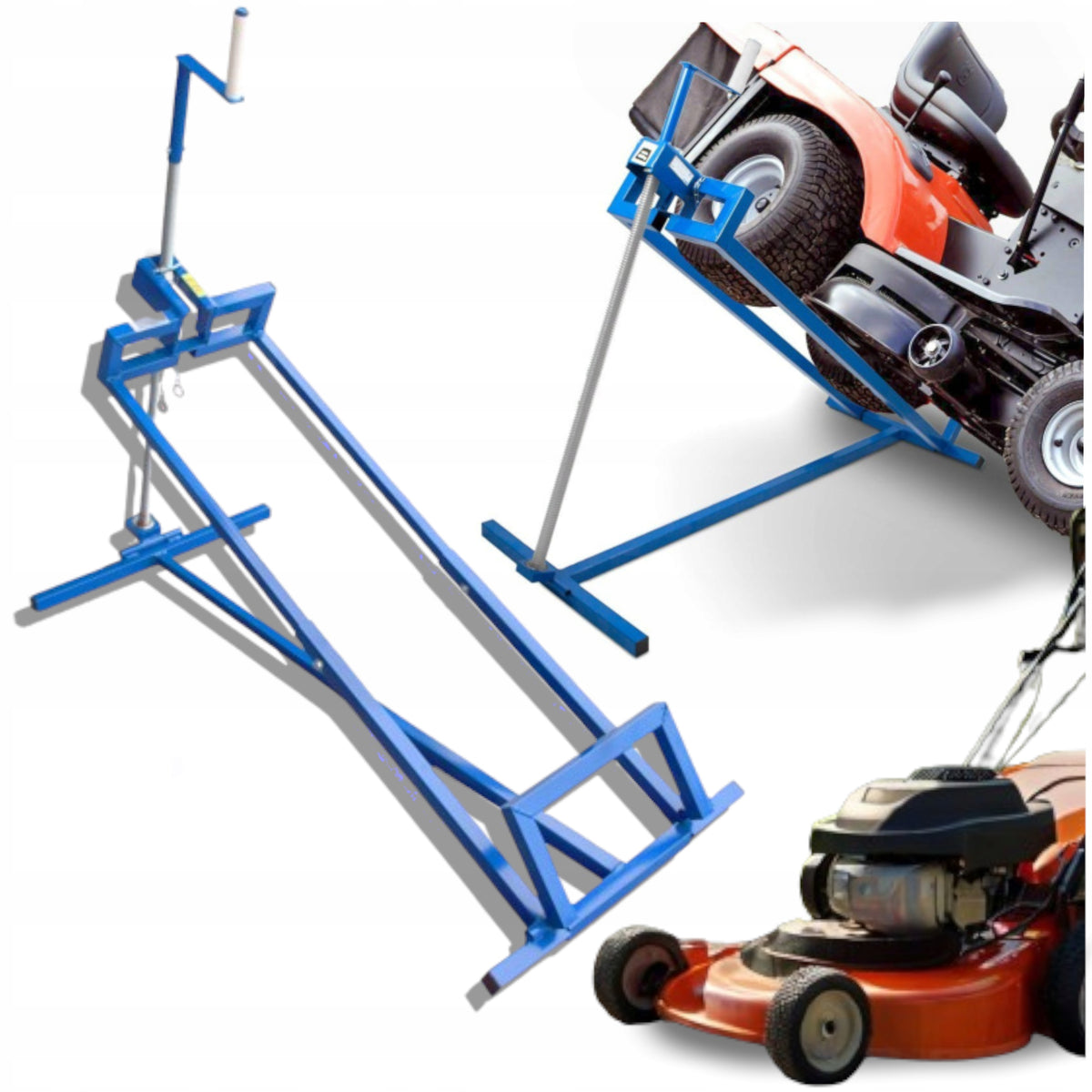 XXL LIFT FOR TRACTOR MOWER QUAD TELESCOPIC JACK STRONG 400kg Manufacturer code Lewarek