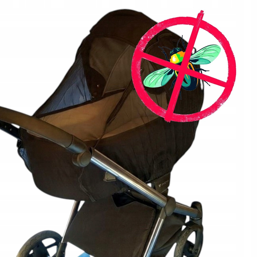 XXL Mosquito Net for Anex Stroller - Black Mosquito Net | LARGE Cover Packaging status original
