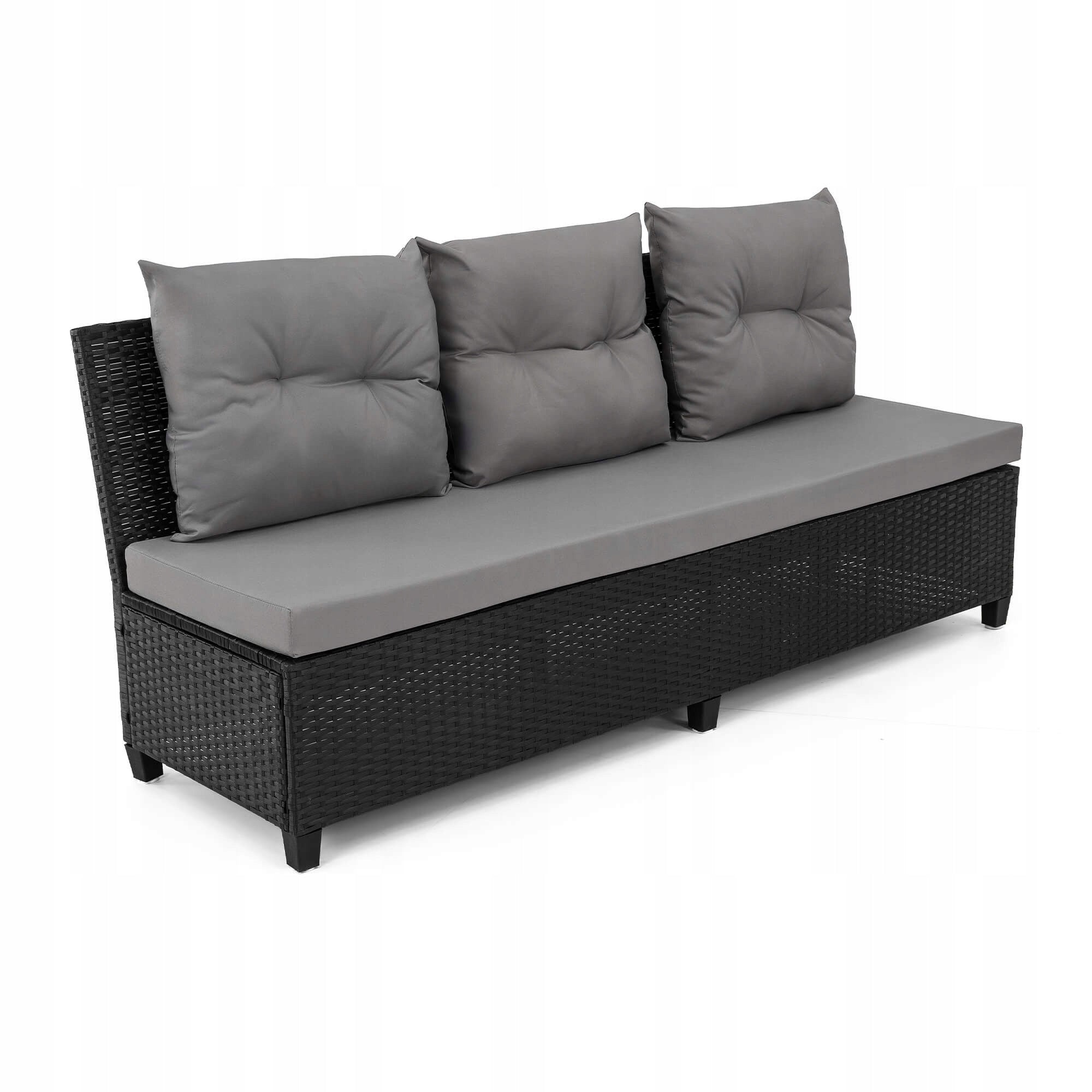 XXL garden furniture set technoratan PORTO black, cushions two containers EAN (GTIN) 5905388205540