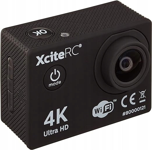 XciteRC 80000121 WiFi Action Full HD 16 MP Sports Camera Packaging status original