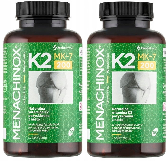 Xenico Menachinox K2 200 90 kaps. Natto Strong bones Joints