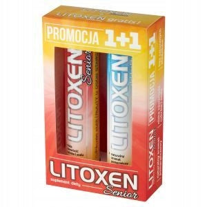 Xenico Pharma LITOXEN SENIOR Set of 1+1 Electrolytes for Seniors 2x20 tabl.