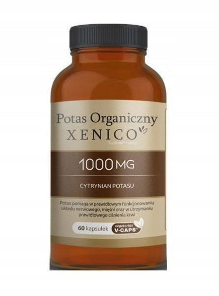 Xenico Pharma Natural Organic Potassium 1000 mg Potassium Citrate 60 kaps. Name other