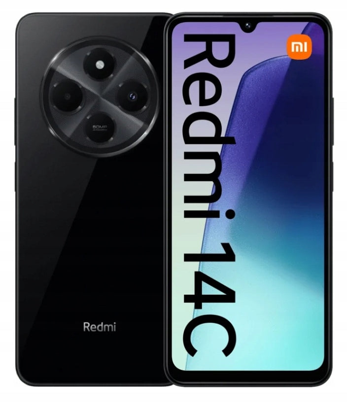Xiaomi Redmi 14C | Midnight Black | 4/128GB | NFC | 5160mAh | 120Hz | PL