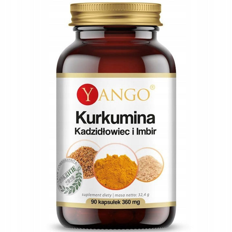 YANGO Curcumin Boswellia and Ginger 90caps NATURAL RESISTANCE SUPPORT