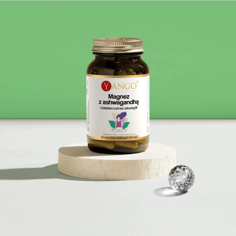 YANGO Magnesium with ashwagandha saffron and vitamin B 90 capsules EAN (GTIN) 5904194064853