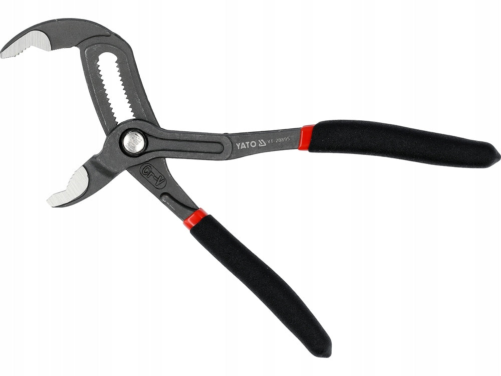 YATO ADJUSTABLE PLIERS FOR MAXI PIPES WITH BUTTON 175MM 42MM FORGED CrV STEEL Brand Yato