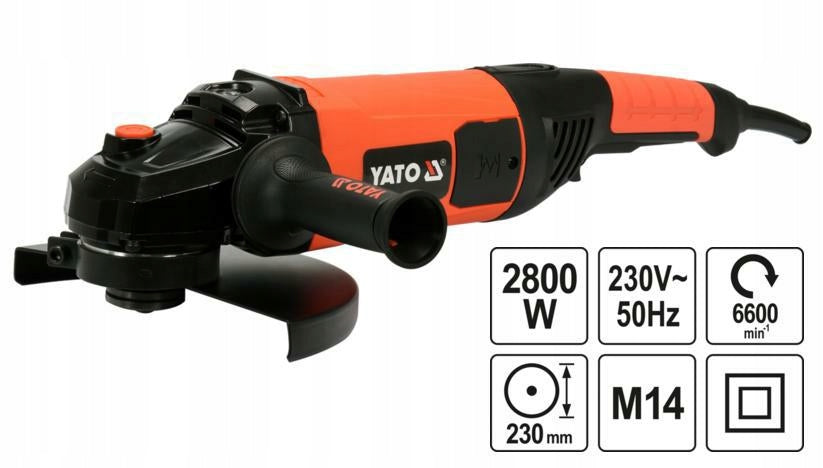 YATO ANGLE GRINDER 2800W 230MM YT-82110