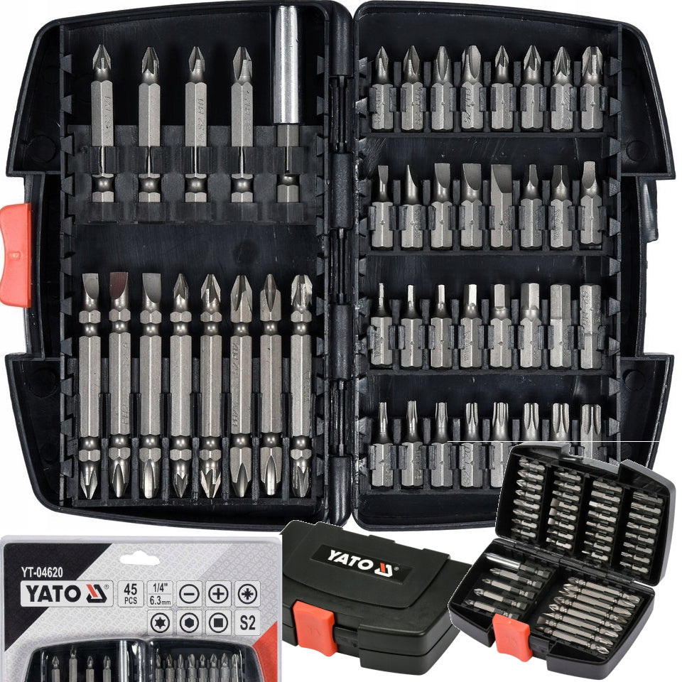 YATO BITS SCREWDRIVER TIPS SET TORX PH PZ 45el