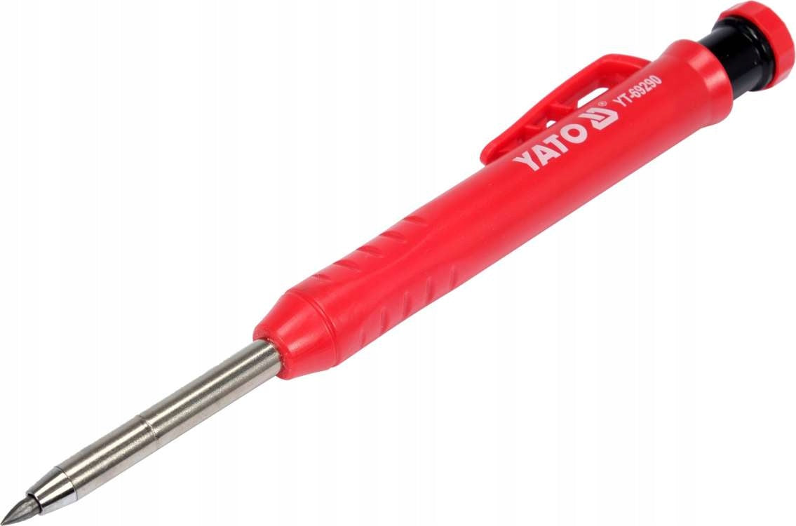 YATO CARPENTRY PENCIL AUTOMATIC PENCIL SHARPENER + 6 pcs HB STYLUS CARTRIDGES Product weight with unit packaging 0.05 kg