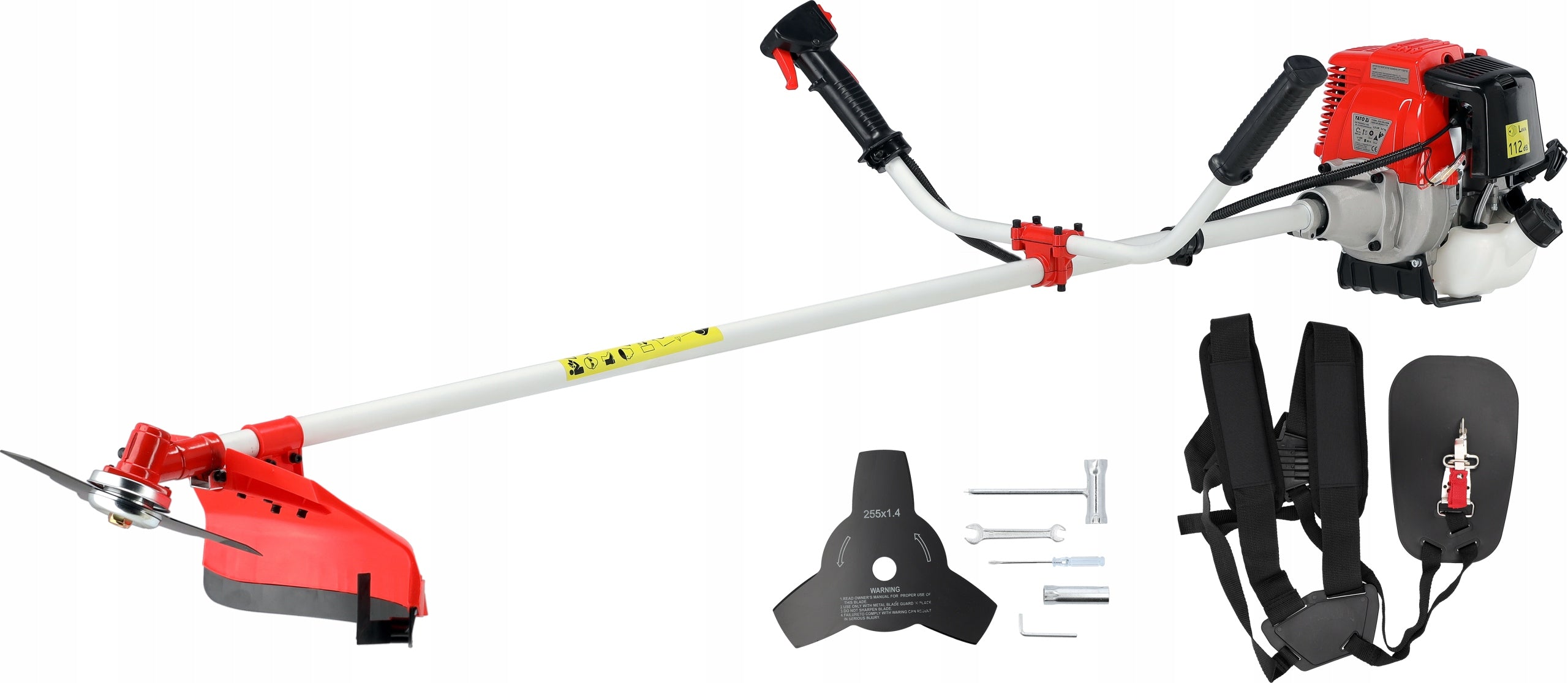 YATO COMBUSTION SCYTHE MOWER TRIMMER BRUSH CUTTER POWERFUL 1,09 KM 4 STROKE Brand Yato