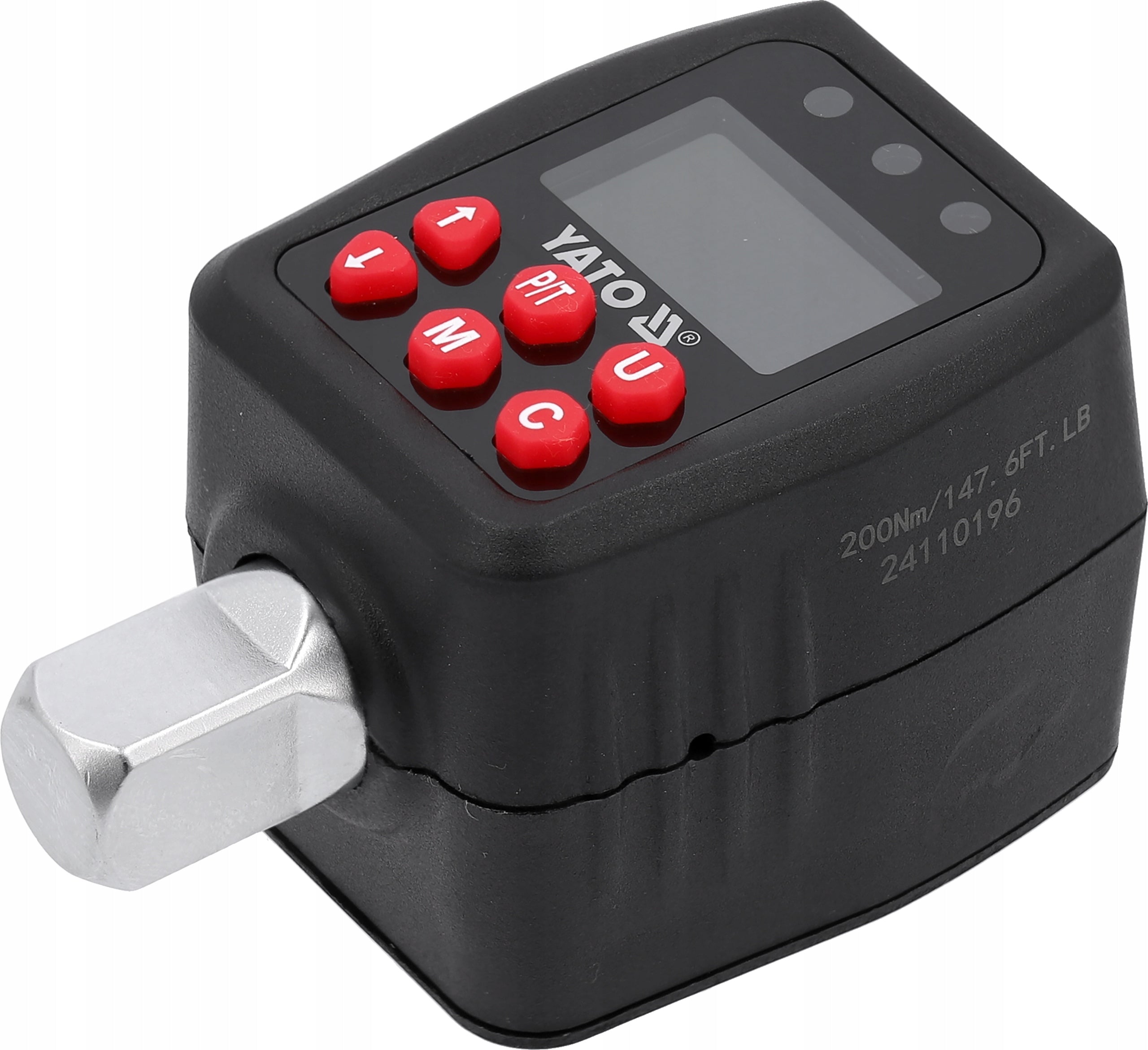 YATO ELECTRONIC TORQUE ADAPTER LCD 1/2" 10-200 NM Key type torque