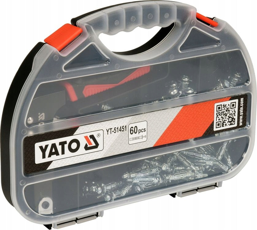 YATO MOLLY STUD CRIMPER WITH 60 STUDS Brand Yato