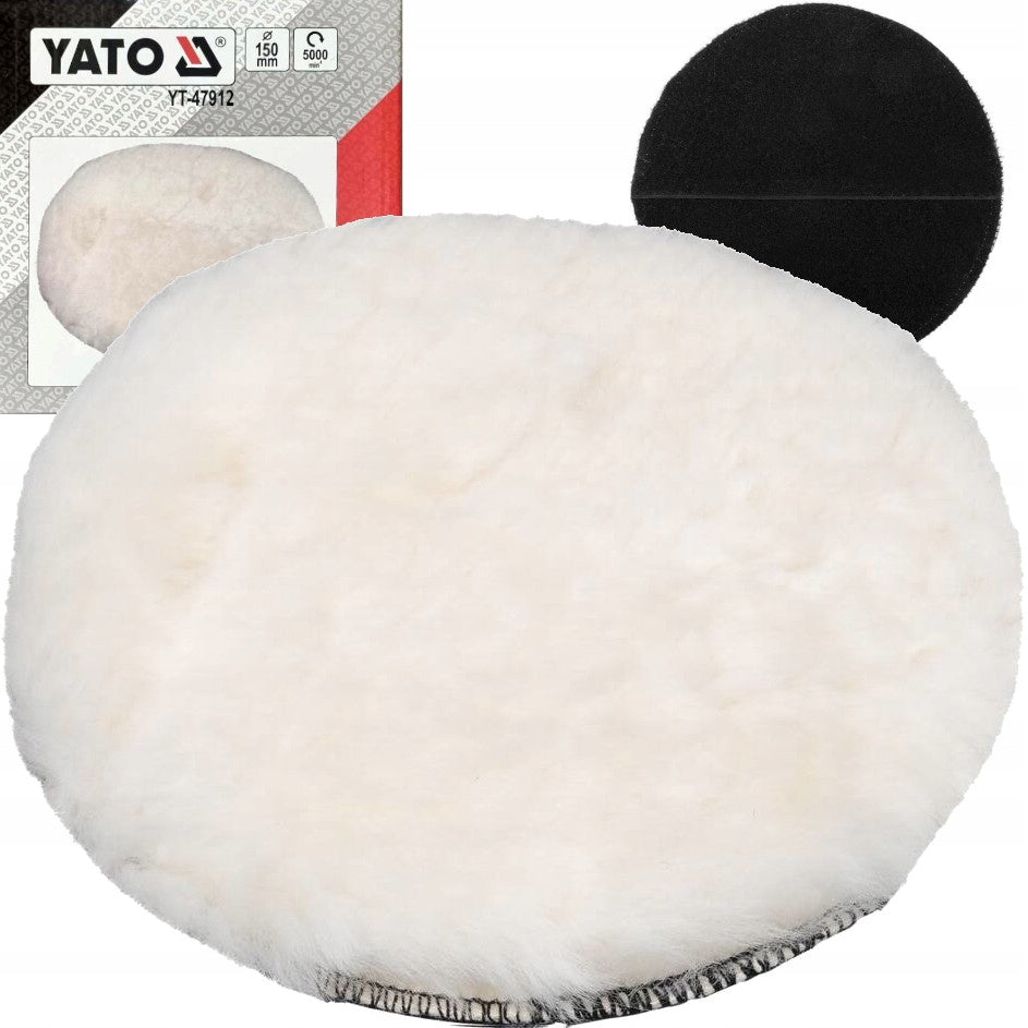 YATO POLISHING FUR VELCRO COVER FOR POLISHING 150mm