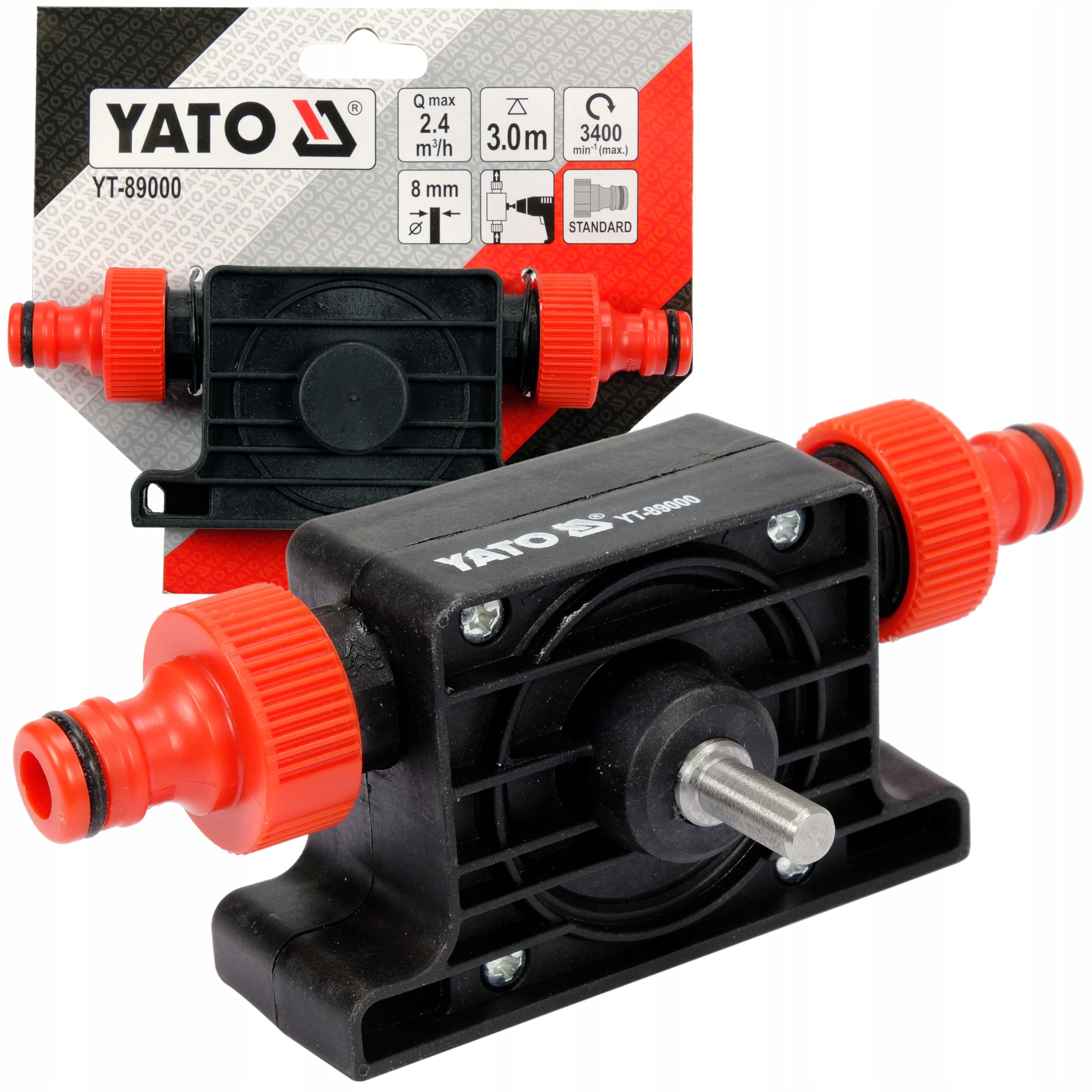 YATO PUMP FOR DRILL, SCREWDRIVE, WATER PUMP 2400L/H