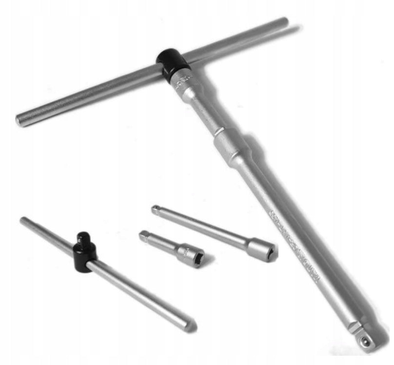 YATO SET 1/4" KNOB+EXTENSION 101MM 51MM