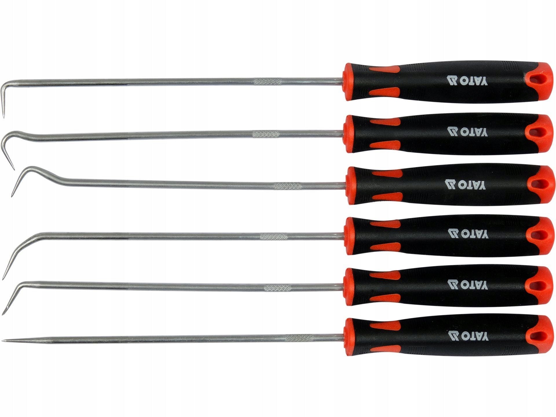 YATO SET OF LONG HOOKS WITH HANDLE 6 CZ