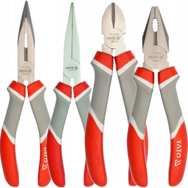 YATO SET OF PLIERS 160MM CUTTING PLIERS 4PCS.