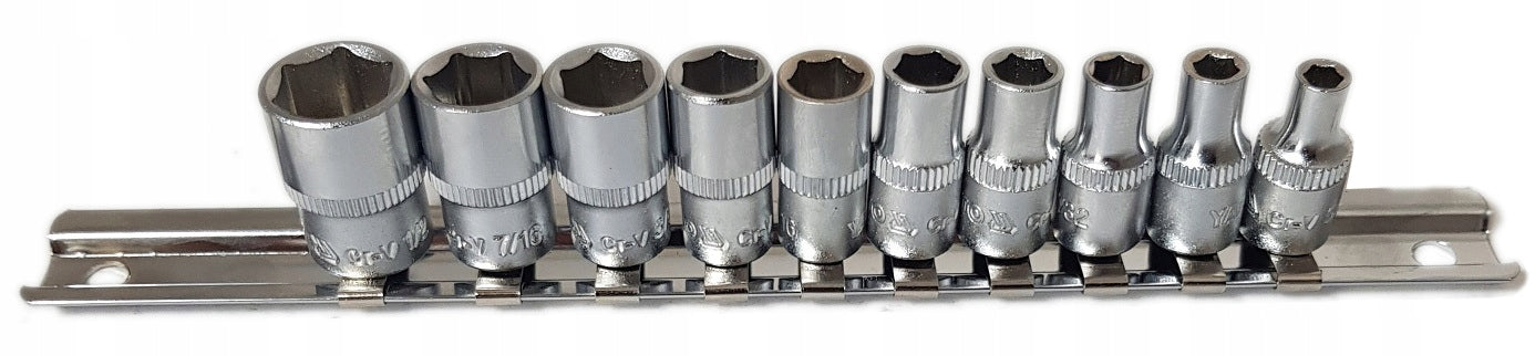 YATO - SHORT CAPS 1/4 SOCKET SET 5/32-1/2 YT-A00027 EAN (GTIN) 4063956020719