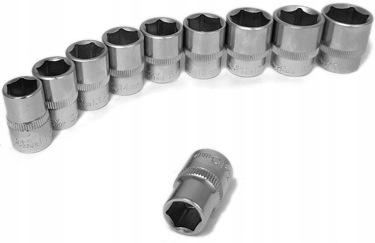 YATO SHORT CAPS 3/8" 10-19MM RATCHET Brand Yato