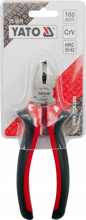 YATO SIDE CUTTING PLIERS CRV 160MM Additional information hardened jaws
