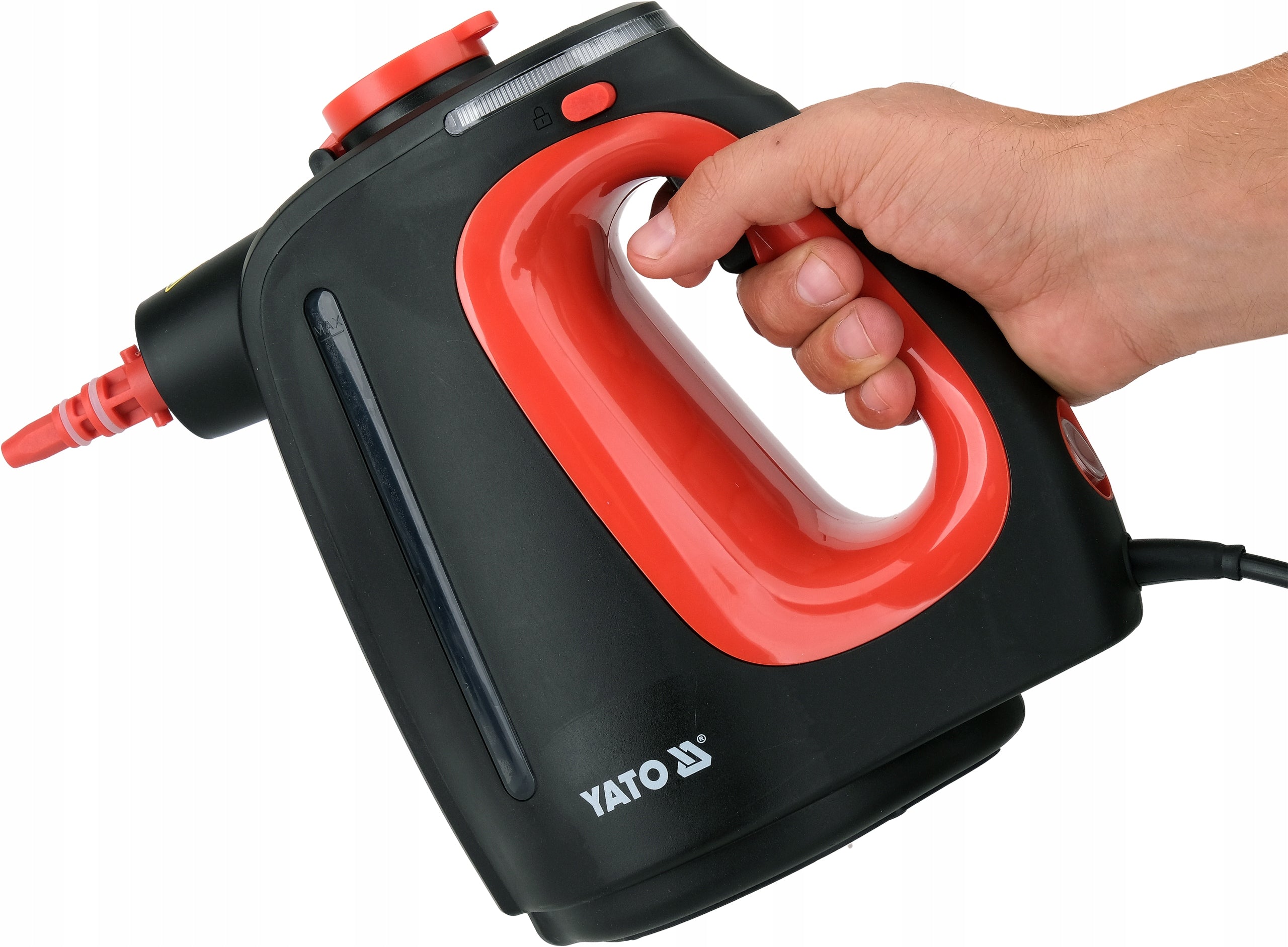 YATO STEAM CLEANER 1350W HAND STEAMER 1 BAR 110°C + AKCESORIA Model YT-85760