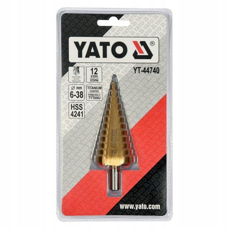 YATO STEP DRILL BIT 6-38MM YT-44740 Brand Yato