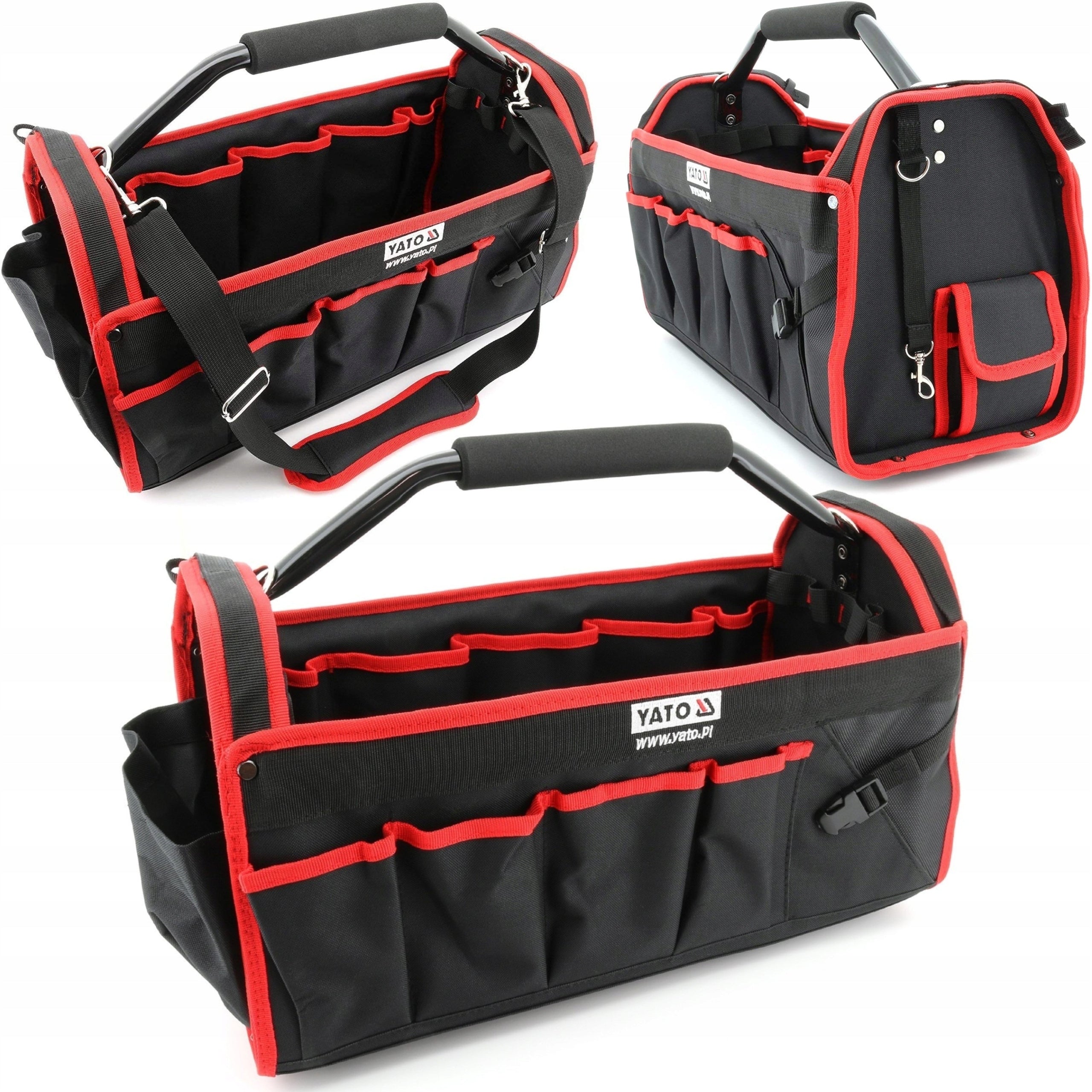 YATO TOOL BAG 49x23x28 cm OPEN TOOL CONTAINER YT-7435