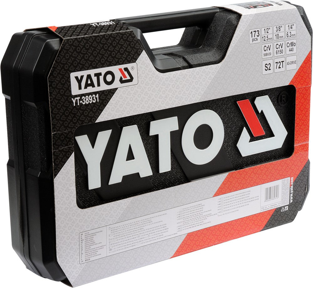 YATO TOOL KIT 1/2" 173CZ. XXL YT-38931 EAN (GTIN) 5906083389313