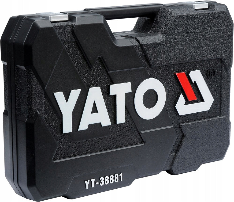 YATO TOOL SET TOOL CASE BITS CAP KEYS 129el 1/2 3/8' EAN (GTIN) 5906083388811
