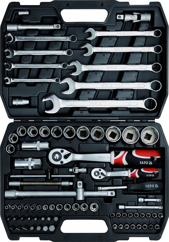 YATO TOOL SOCKET WRENCH SET 82el YT-1269 FLAT EYE TORX EAN (GTIN) 5906083912696
