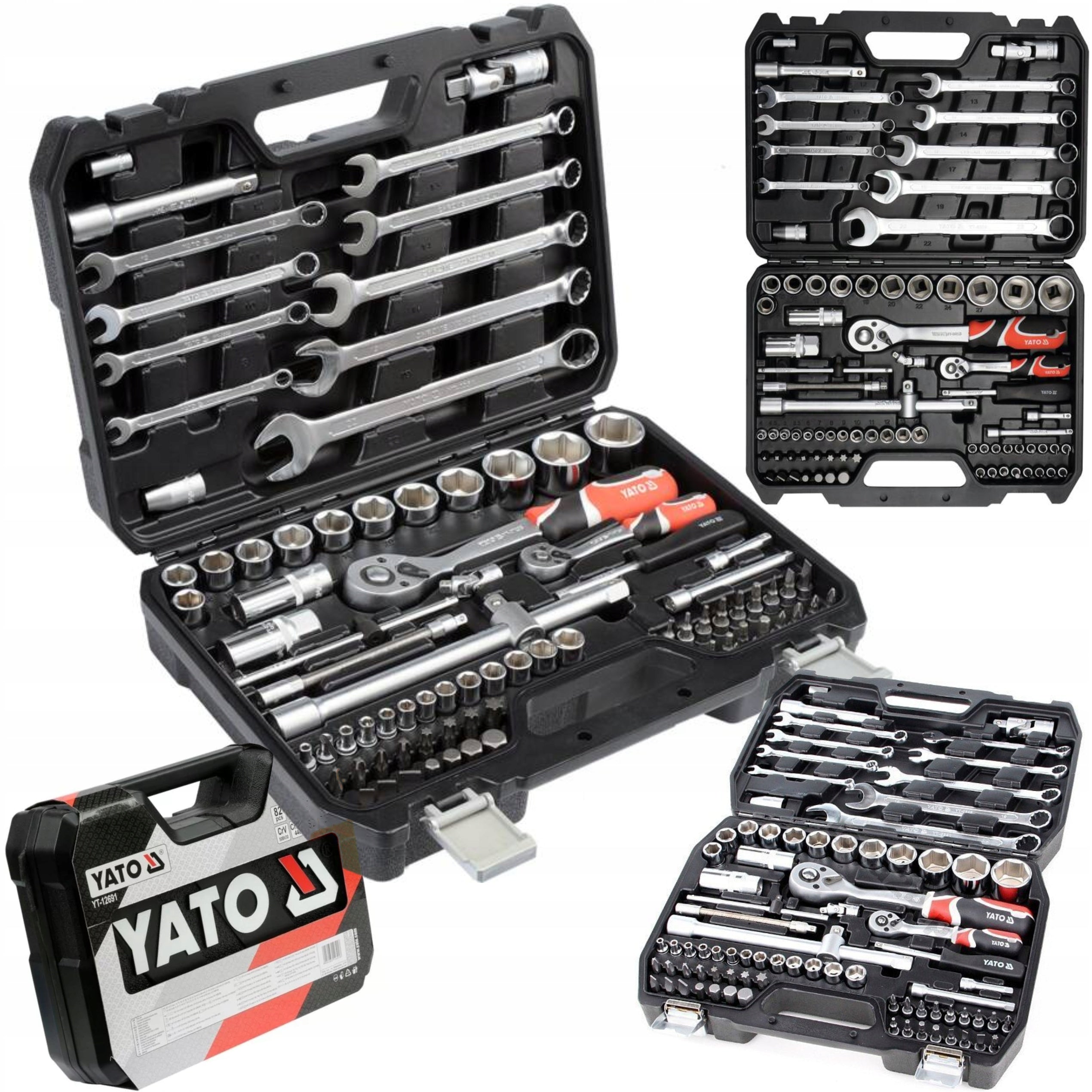 YATO TOOL SOCKET WRENCH SET 82el YT-1269 FLAT EYE TORX