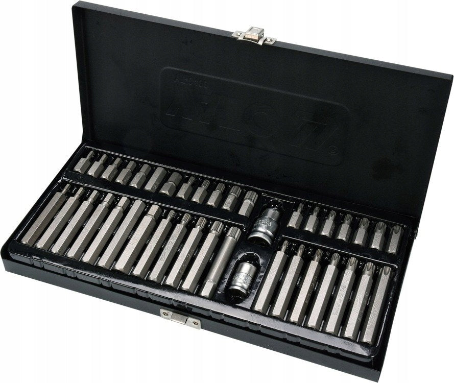 YATO YT-0400 Set of bits keys imbus torx spline hex 40 el cassette metal Brand Yato