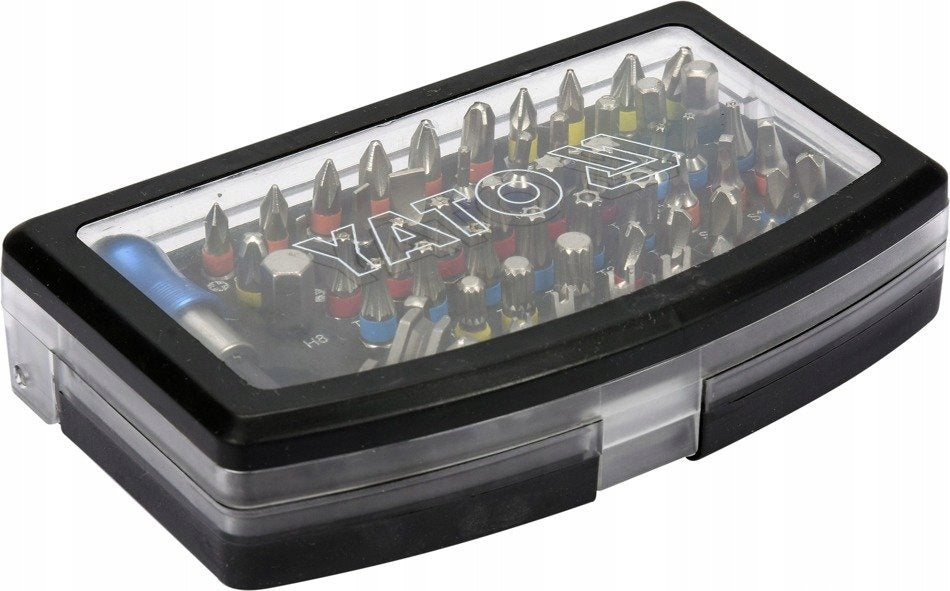 YATO YT-04624 TORX PHILLIPS screwdriver bit set 1/4" 59 pcs Product weight with unit packaging 0.475 kg