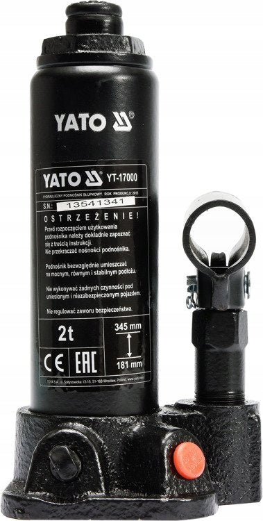 YATO YT-17000 HYDRAULIC BOLLARD LIFT 2T