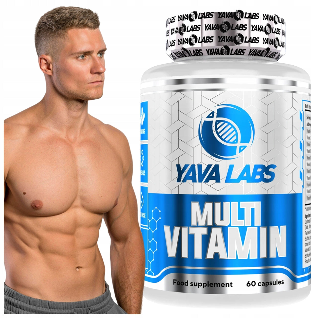 YAVA LABS MULTIVITAMIN 60 CAPSULES