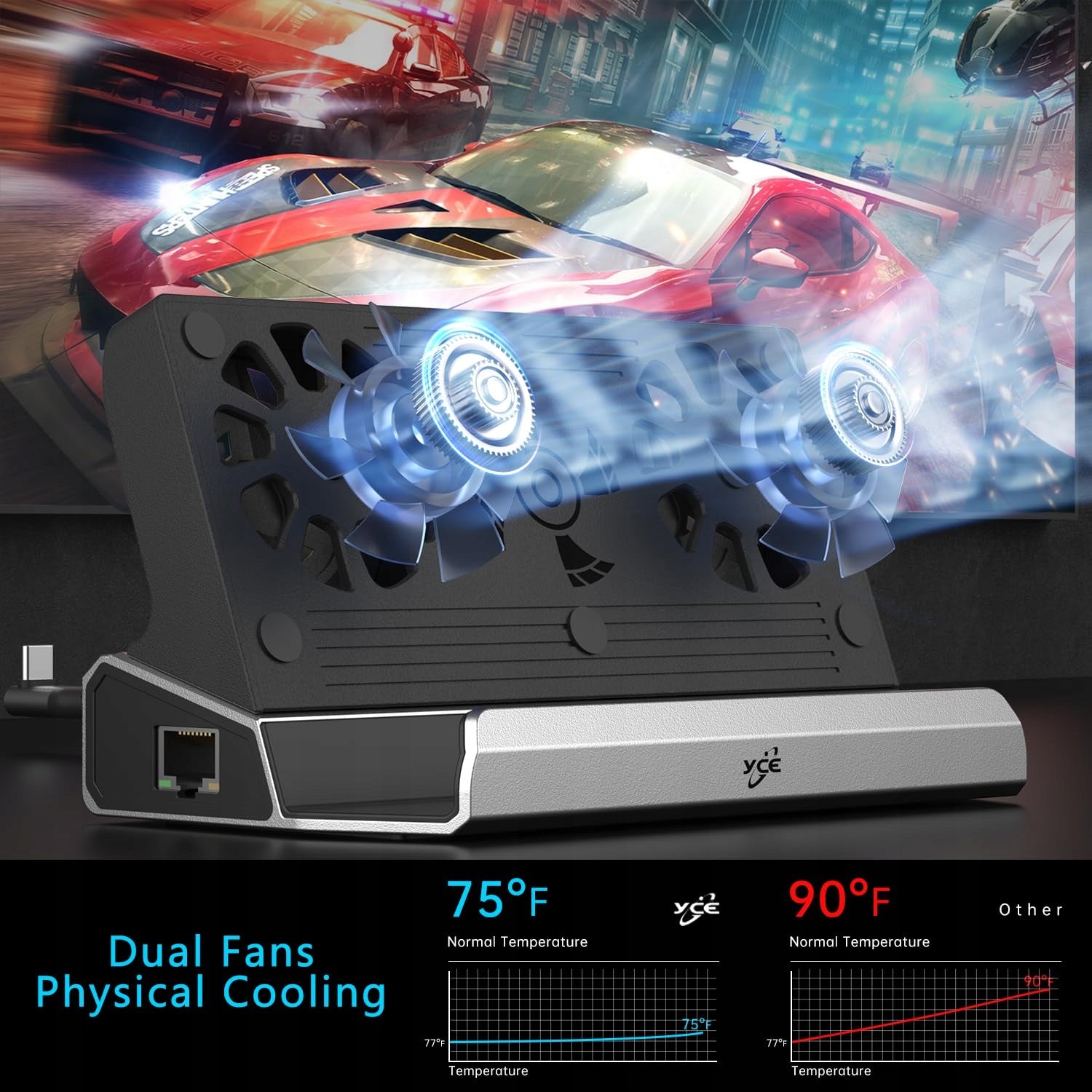 YCE Docking Station 13in1 USB-C 4K Ethernet 100W Manufacturer CE