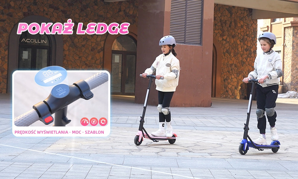 YEE GOO Electric Folding Scooter for Kids 150W 12km/h 50kg Engine power 150 W