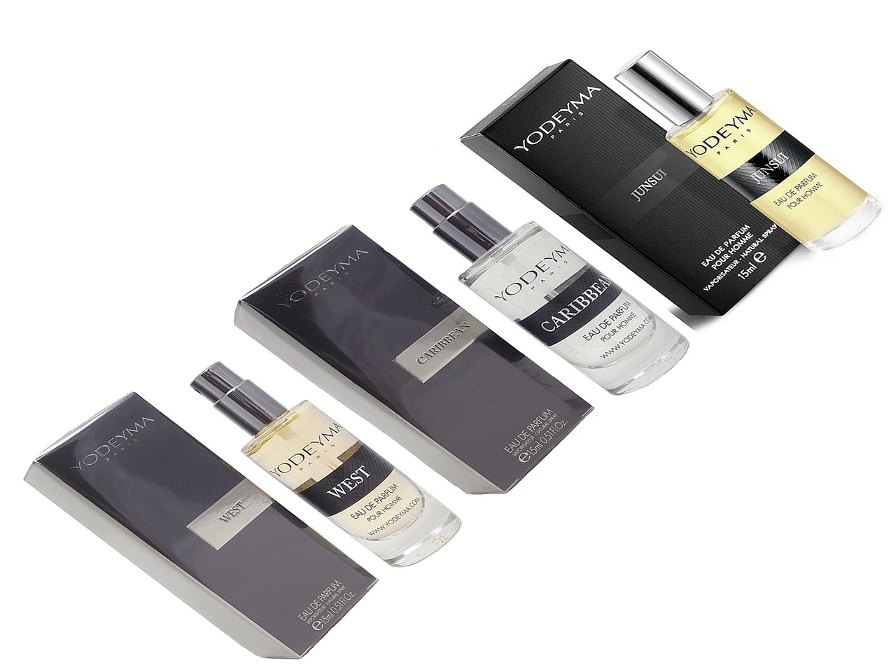 YODEYMA MEN 15ml CARIBBEAN + WEST + JUNSUI