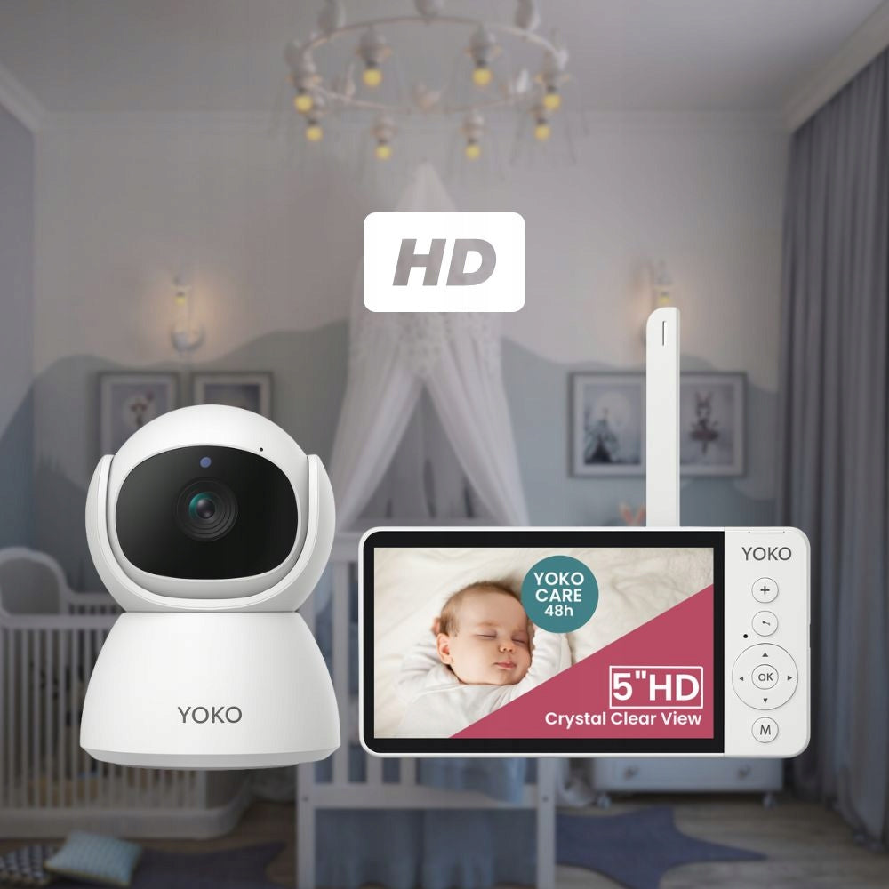YOKO X5 baby monitor – with Clean Connection technology | 5 HD screen Manufacturer code 5903148276229