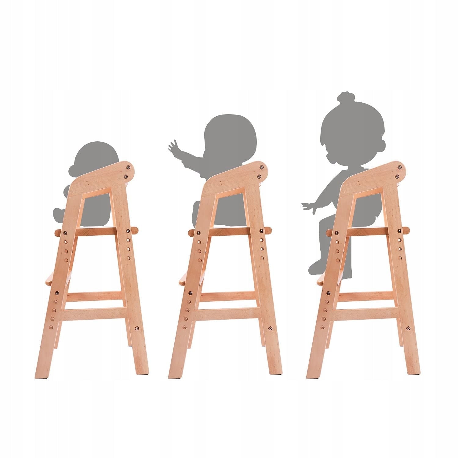 YOLEO Beech Wood Baby Chair for Eating and Learning (Natural) Brand no brand