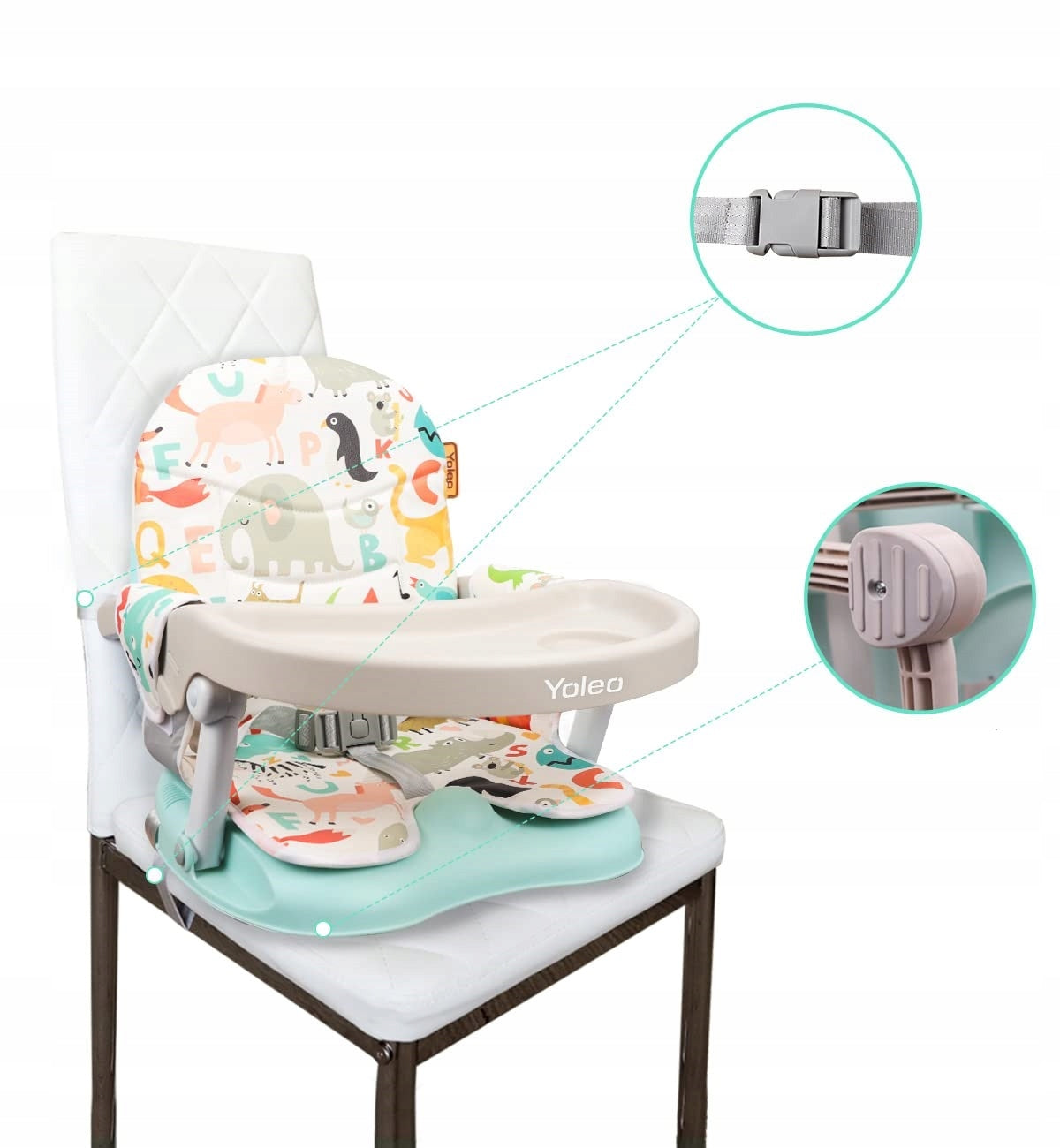 YOLEO Portable Baby Highchair 6 to 36 Months Brand no brand