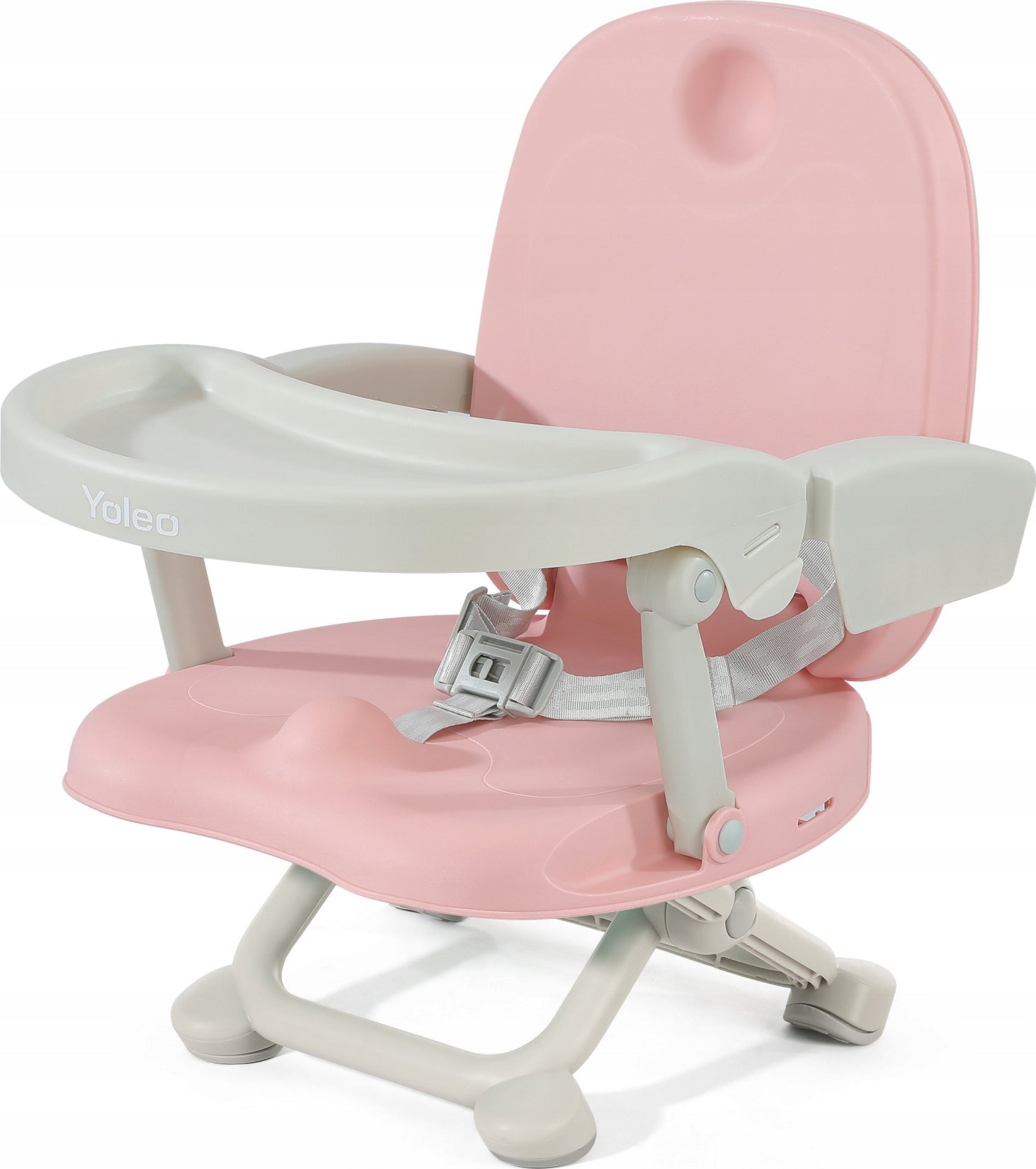 YOLEO Portable High Chair for Baby from 6 to 36 Months, pink
