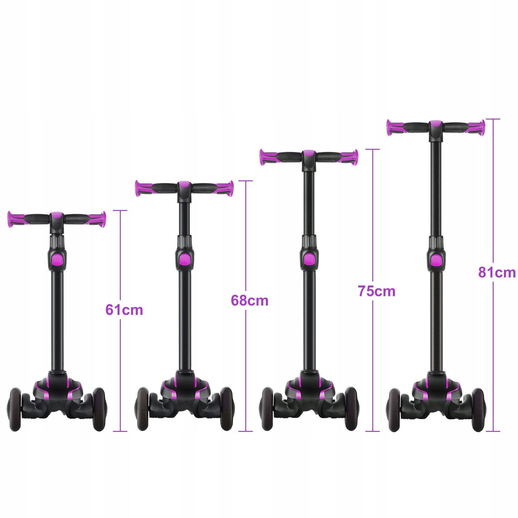 YOLEO Scooter for children aged 3-12 years, purple Manufacturer code YOLEO