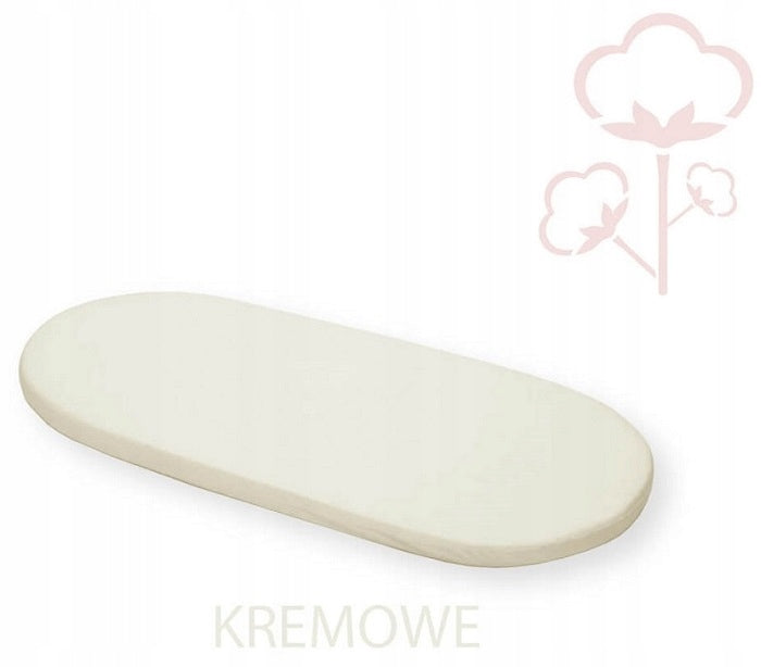 YOONCO POLISH GONDOLA SHEET WITH ELASTIC BAND COTTON JERSEY 75x35 ECRU Packaging status original
