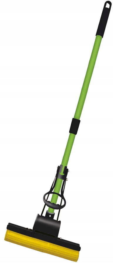 YORK Sponge Mop Sponge with Sponge AZUR Telescopic Stick Squeezed x2 Brand York