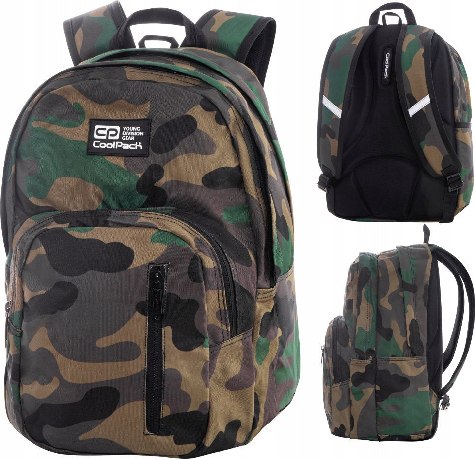 YOUTH BACKPACK COOLPACK CAMO DISCOVERY CAMO CLASSIC / BACK EVA FOAM