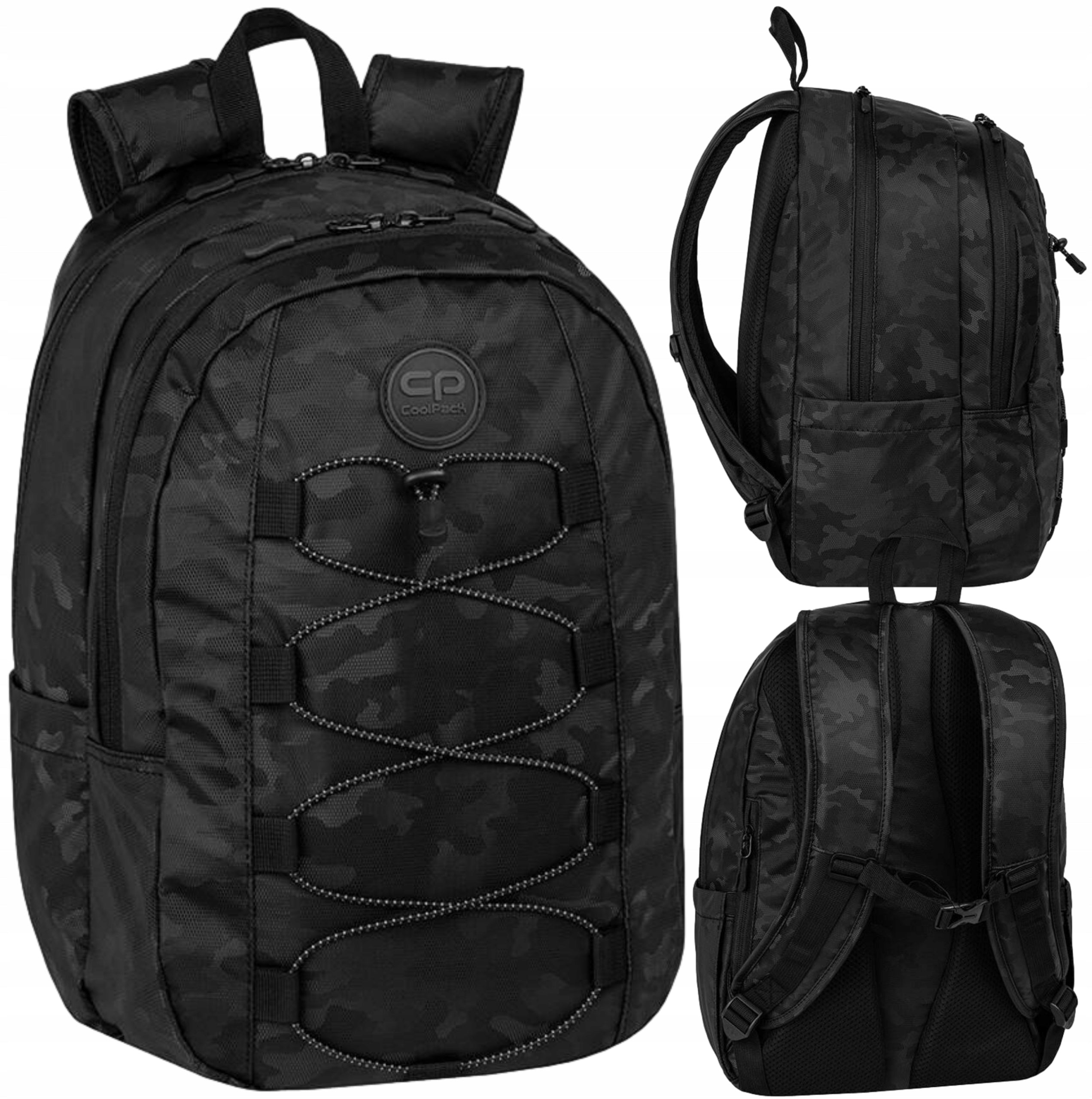 YOUTH BACKPACK COOLPACK TROOPER BLACK