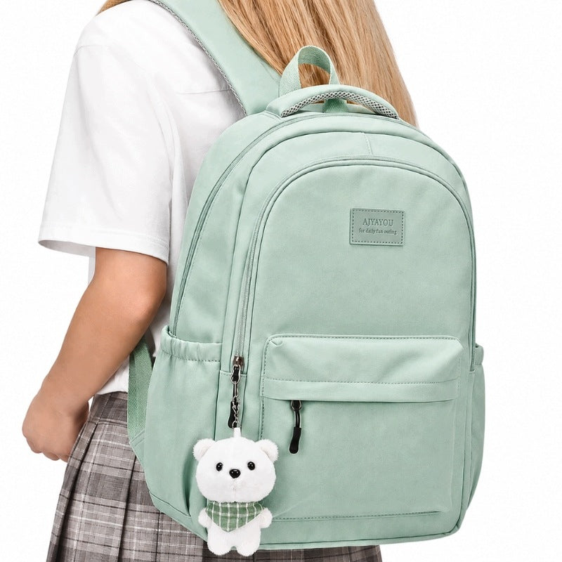 YOUTH BACKPACK LIGHT GREEN MINT SCHOOL KEYCHAIN BEAR Manufacturer code TM111