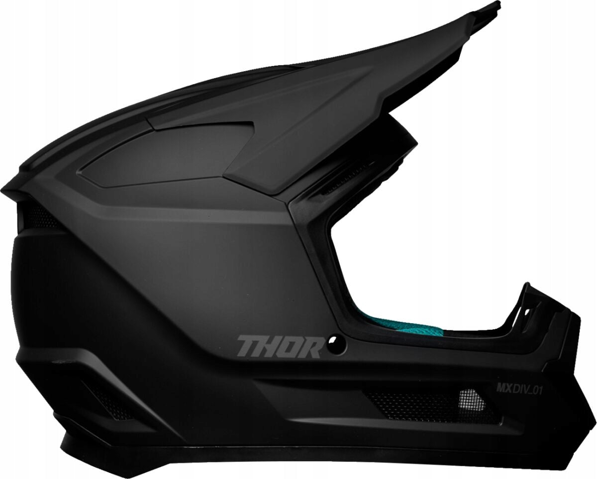 YOUTH HELMET FOR CROSSA THOR YOUTH FLEET BLACKOUT BLACK S European type approval ECE R22-06